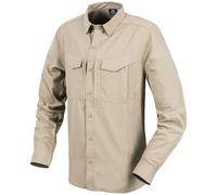 Helikon Defender Mk2 Tropical Mens Long Sleeve Shirt Hiking Security Silver Mink