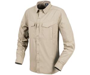 Helikon Defender Mk2 Tropical Mens Long Sleeve Shirt Hiking Security Silver Mink
