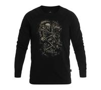 Helikon Fight To The Grave Long Sleeve T-Shirt - Black