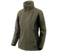 Helikon Gunfighter Softshell Women's Jacket - Taiga Green/Black