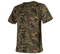 Helikon-Tex Men's Classic Army T-Shirt Classic Army T-Shirt - PL Woodland, Mens, Classic Army T-Shirt PL Woodland, Brown, S