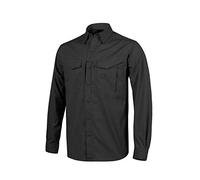 Helikon Defender Mk2 PolyCotton Ripstop Long Sleeve Shirt - Black