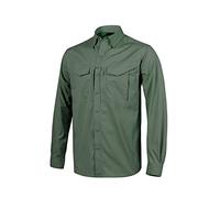 Helikon Defender Mk2 PolyCotton Ripstop Long Sleeve Shirt - Olive Green
