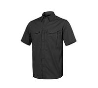 Helikon Defender Mk2 PolyCotton Ripstop Short Sleeve Shirt - Black