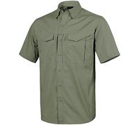 Helikon-Tex Defender Mk2 PolyCotton Ripstop Short Sleeve Shirt - Olive Green