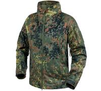 HELIKON MENS MILITARY GUNFIGHTER SOFT SHELL JACKET AIRSOFT HUNTING TOP FLECKTARN