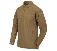 Helikon Mens Polo Shirt Long Sleeve Tactical Combat Shooting Security Top Coyote
