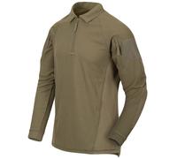Helikon Mens Polo Shirt Long Sleeve Tactical Combat Shooting Top Adaptive Green