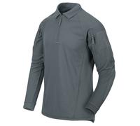 Helikon Mens Polo Shirt Long Sleeve Tactical Combat Shooting Top Shadow Grey