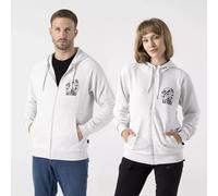 Helikon Old School Hoodie Unisex Full-ZipTactical Urban Sweatshirt Black / White