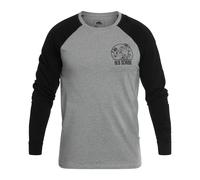 Helikon Old School Long Sleeve T-Shirt - Grey Melange/Black