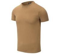 Helikon Organic Cotton T-Shirt Slim Mens Gym Sport Casual Athletic Plain Coyote