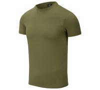 Helikon Organic Cotton T-Shirt Slim Mens Gym Sport Casual Athletic U.S Green