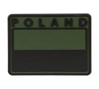Helikon Polish Flag PVC Emblem Olive Green with Velcro