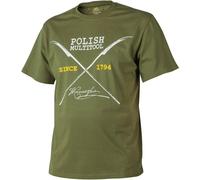 Helikon Polish Multitool Logo Graphic T-Shirt Mens Cotton Hunting Top US Green
