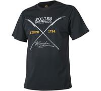 Helikon Polish Multitool T-Shirt Mens Security Sport Cotton Graphic Top Black