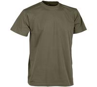 Helikon T-Shirt Army Cadet Tactical Patrol Mens Work 100% Cotton Top Taiga Green