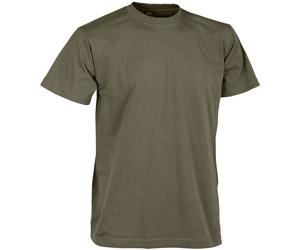 Helikon T-Shirt Army Cadet Tactical Patrol Mens Work 100% Cotton Top Taiga Green