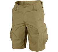 HELIKON TACTICAL MENS MILITARY COMBAT CPU PATROL UNIFORM CARGO SHORTS COYOTE TAN