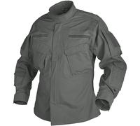 HELIKON TACTICAL MENS UNIFORM TOP COMBAT CPU JACKET SECURITY SHIRT SHADOW GREY