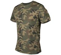 Helikon Tactical T-shirt Mens Hiking Topcool Thermo Active Army PL Woodland Camo