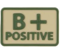 Helikon-Tex B Rh+ Blood Type Emblem Khaki - 2 pcs.
