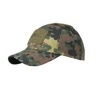 Helikon-Tex PolyCotton Rip-Stop Baseball Cap plus velcro - Flecktarn