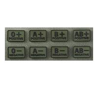 Helikon-Tex Blood Patch (Set - 2PCS.) - PVC Olive Green B/Rh+