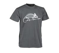 Helikon-Tex Chameleon Skeleton Men's T-Shirt, Mens, T-Shirt, TS-SKC-CO, Grey (Shadow Grey), XS