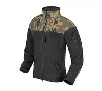 Helikon-Tex Classic Army Fleece Jacket Navy, BLACK/PL WOODLAND, M