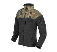 Helikon-Tex Classic Army Fleece Jacket Navy, BLACK/PL WOODLAND, XXXL/Regular