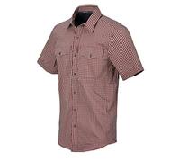 Helikon-Tex Covert Concealed Carry Short Sleeve Shirt Mens Dirt Red Checkered