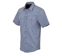 Helikon-Tex Covert Concealed Carry Short Sleeve Shirt - Royal Blue Checkered