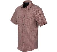 Helikon-Tex Covert Concealed Carry Short Sleeve Shirt Mens Dirt Red Checkered