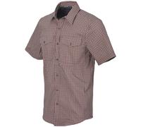Helikon-Tex Covert Concealed Carry Short Sleeve Shirt Mens Dirt Red Checkered