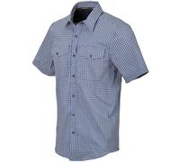 Helikon-Tex Covert Concealed Carry Short Sleeve Shirt - Cotton Blend ROYAL BLUE CHECKERED XXL/Regular