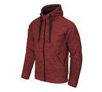 Helikon-Tex COVERT TACTICAL HOODIE (FULLZIP) RED MELANGE S/Regular