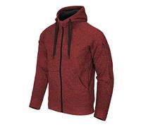 Helikon-Tex COVERT TACTICAL HOODIE (FULLZIP) RED MELANGE XS/Regular
