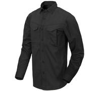 Helikon-Tex Defender Mk2 PolyCotton Ripstop Long Sleeve Shirt - Black