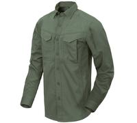 Helikon Defender Mk2 PolyCotton Ripstop Long Sleeve Shirt - Olive Green