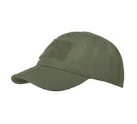 Helikon-Tex Folding PolyCotton Rip-Stop Baseball Cap plus velcro - Olive Green