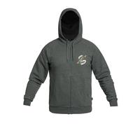 Helikon-Tex Full-Zip Come And Take It Hoodie - Mid Grey Melange