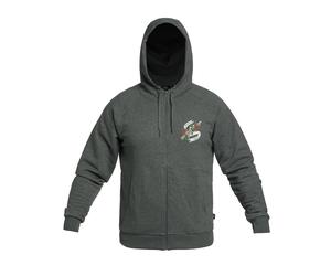Helikon-Tex Full-Zip Come And Take It Hoodie - Mid Grey Melange