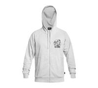 Helikon-Tex Full-Zip Old School Sweatshirt - Light Grey Melange