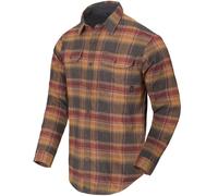 Helikon-Tex GreyMan Shirt Long Sleeve Tactical Mens Travel Hiking Amber Plaid