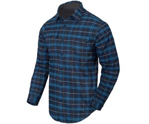 Helikon-Tex GreyMan Polyester/Nylon Shirt - Blue Stonework Plaid