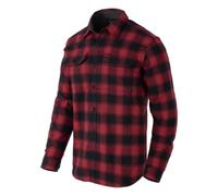 Helikon GreyMan Shirt - Coral Crimson Checkered