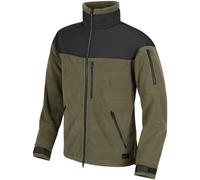 HELIKON TACTICAL ARMY WARM FLEECE JACKET CLASSIC OUTDOOR POLAR OLIVE GREEN BLACK