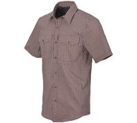 Helikon-Tex Helikon Covert Concealed Carry Short Sleeve Shirt Dirt Red Checkered Size X Small