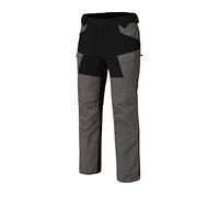 Helikon-Tex HOP Hybrid Outback Tactical Pants - DuraCanvas - VersaStretch - Outdoors, Hiking, Law Enforcement, Work Pants, Cloud Grey / Black, 34W / 34L